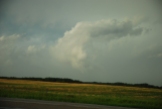 Back of old Moose Jaw storm with possible double funnel clouds