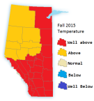 Fall 2015 Temperatures